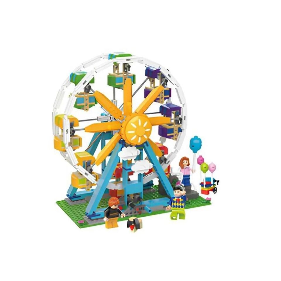 Vagonlife Jaki Lunapark Temalı 1107 PArça Block Oyuncak