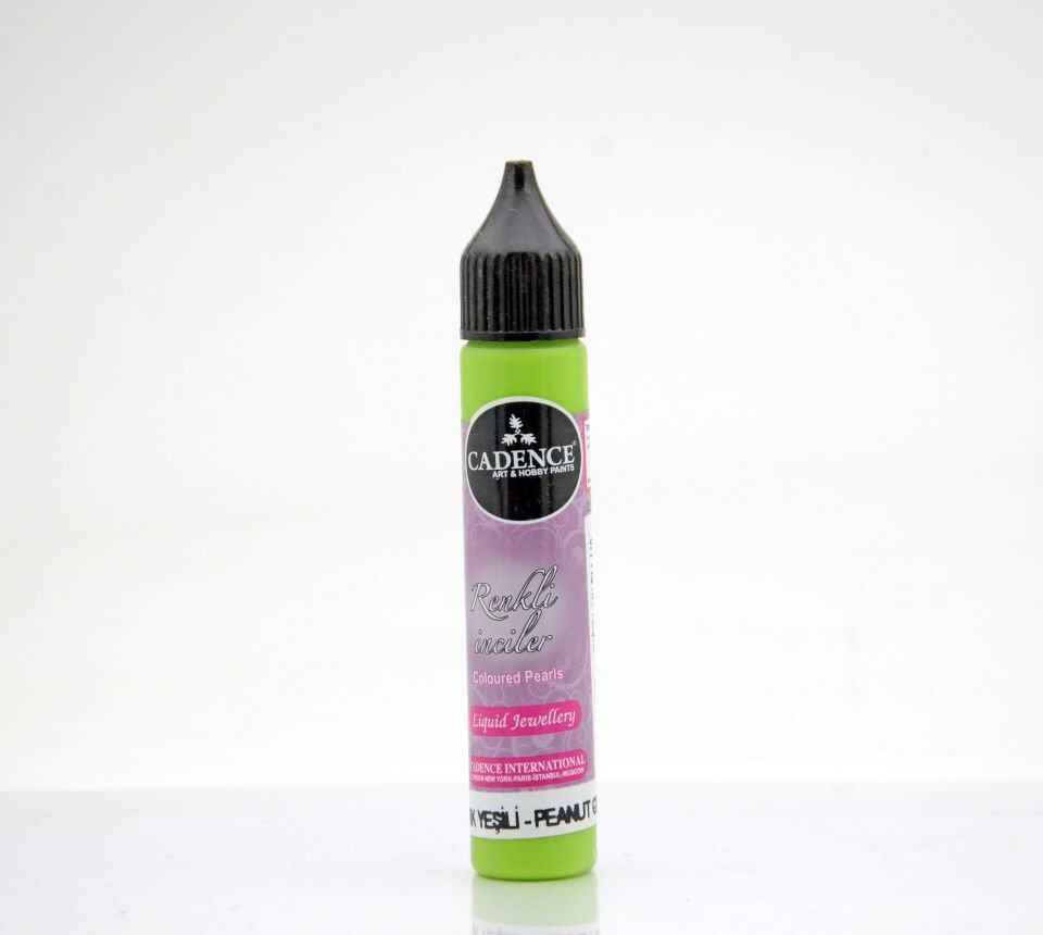Cadence Renkli İnciler Opak 577 Fıstık Yeşili 25 Ml