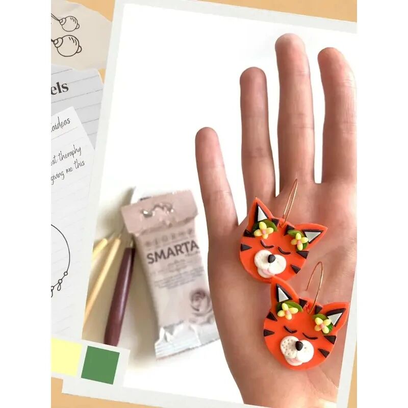 Nureart Smarta Havayla Kuruyan Modelleme Hamuru Turuncu 100 Gr