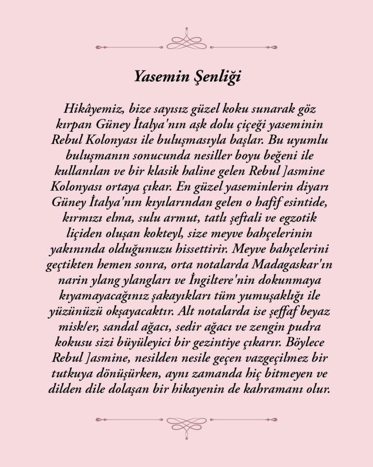 Rebul Kolonya 250 Ml Jasmine