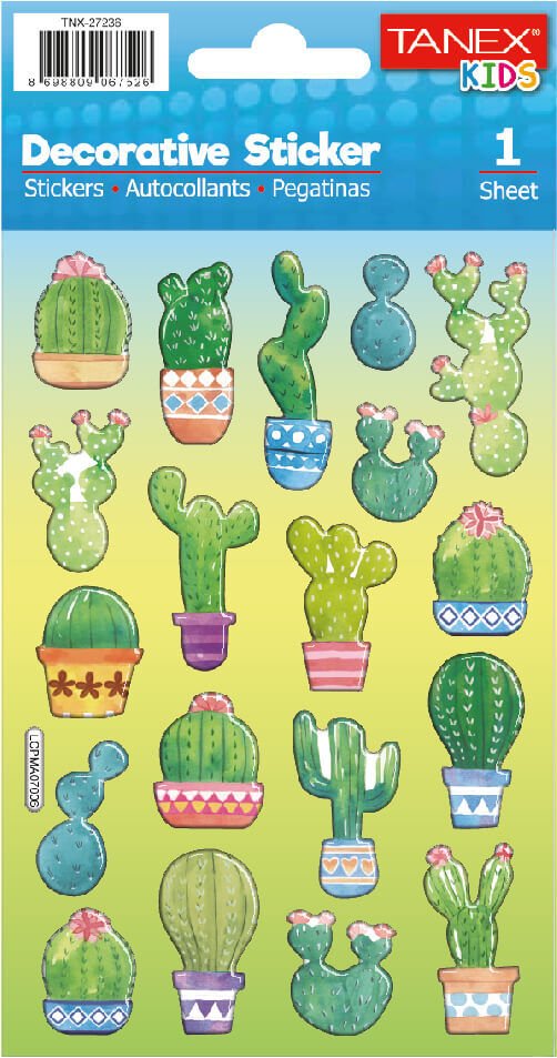 Tanex Tnx-27236 Puffy Kaktüs Serisi