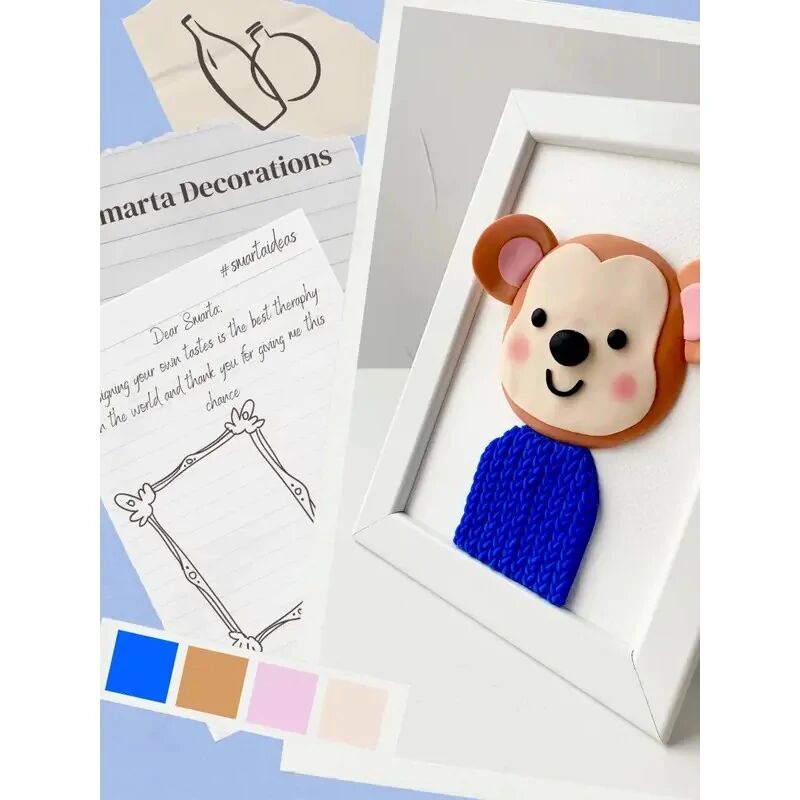 Nureart Smarta Havayla Kuruyan Modelleme Hamuru Koyu Mavi 100 Gr