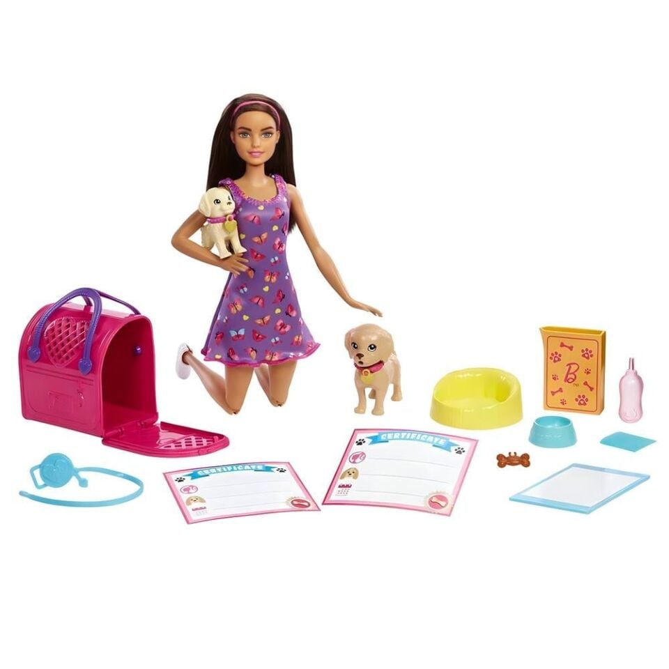 Barbie Ve Köpekcikleri Oyun Seti