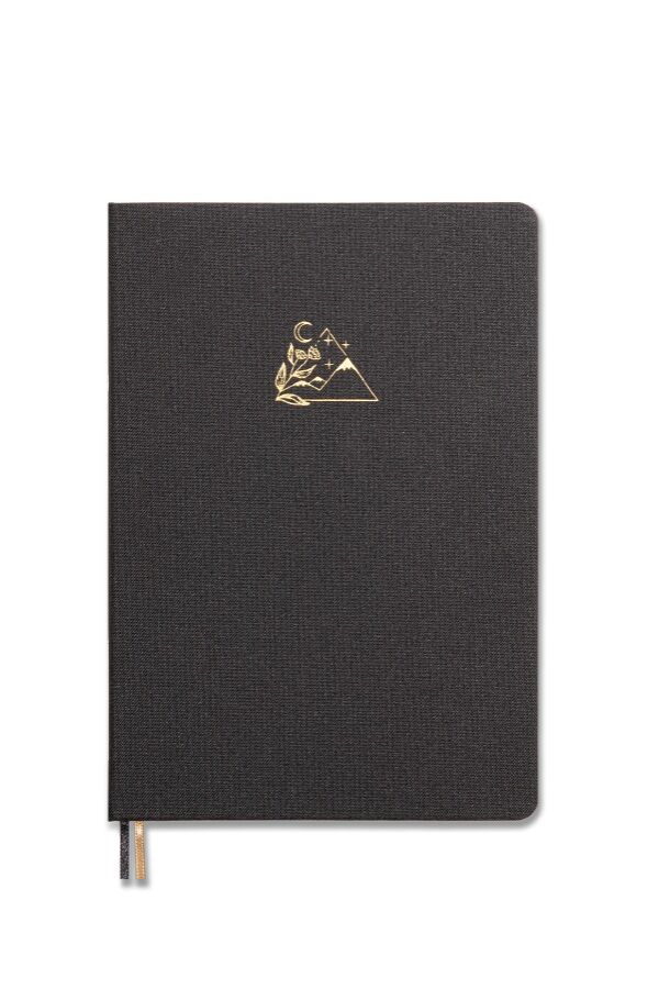 Victoria'S Journals Bujo Kraft Defter Keten  96 Yaprak 150 Gr Kraft Kağıt Cepli Lastikli Çizgili Siyah