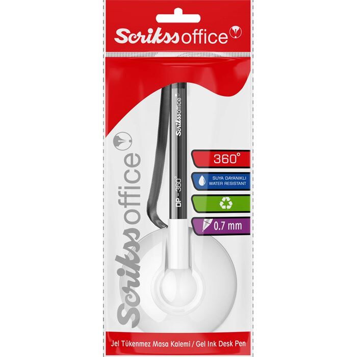 Scrikss Dp360 Masa Kalemi Jel Beyaz