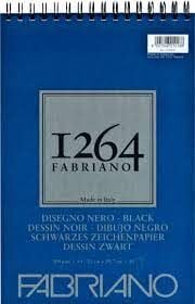 Fabriano 1264 Black Paper 200 Gr A5 20 Yaprak Spiralli