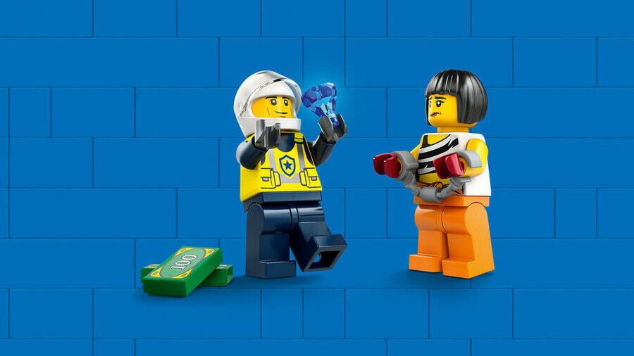 Lego Polis Arabası Ve Spor Araba Takibi 
