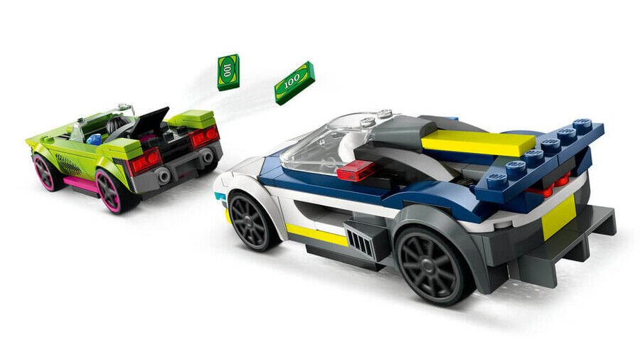 Lego Polis Arabası Ve Spor Araba Takibi 