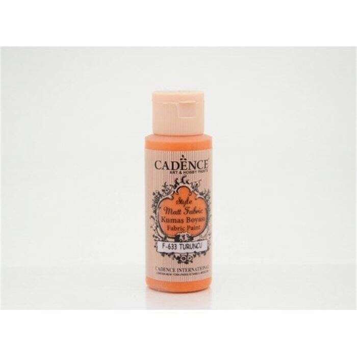 Cadence Style Matt Kumaş Boya F-633 Turuncu 59 Ml