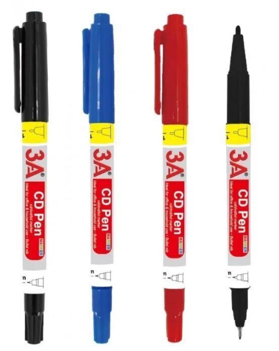 3A Asetatlı Cd Kalemi Mavi