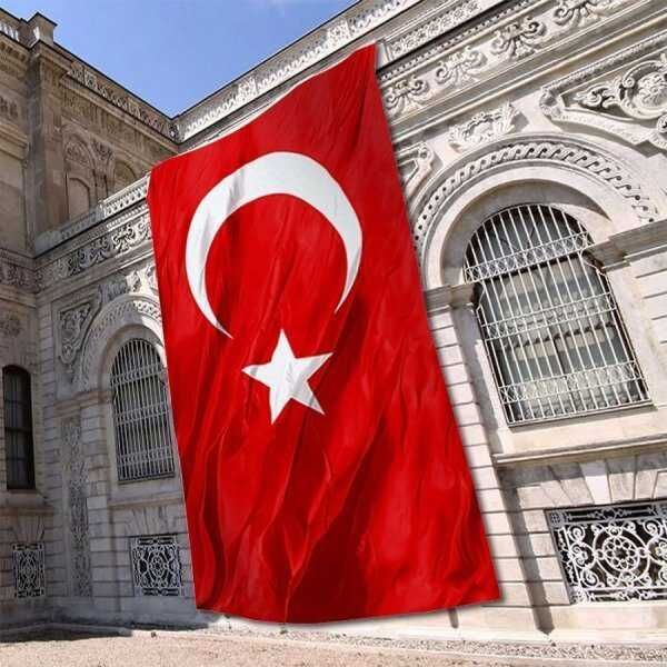Buket 600x900 Cm Türk Bayrağı Mesh