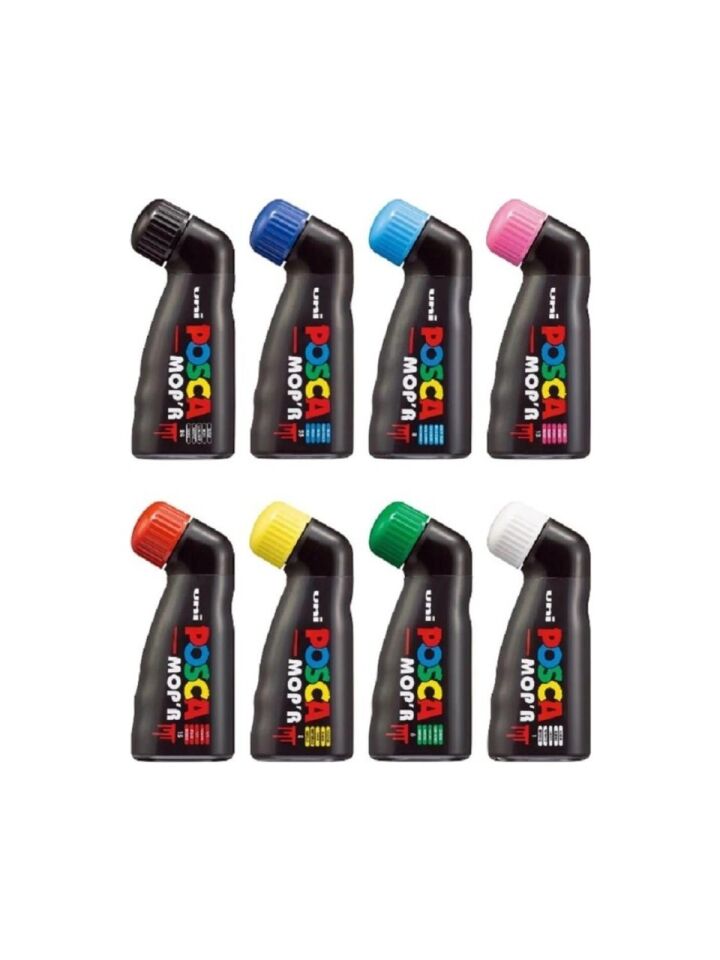 Uni Posca 3.0-19.0 Su Bazlı Poster Markörü 8 Li