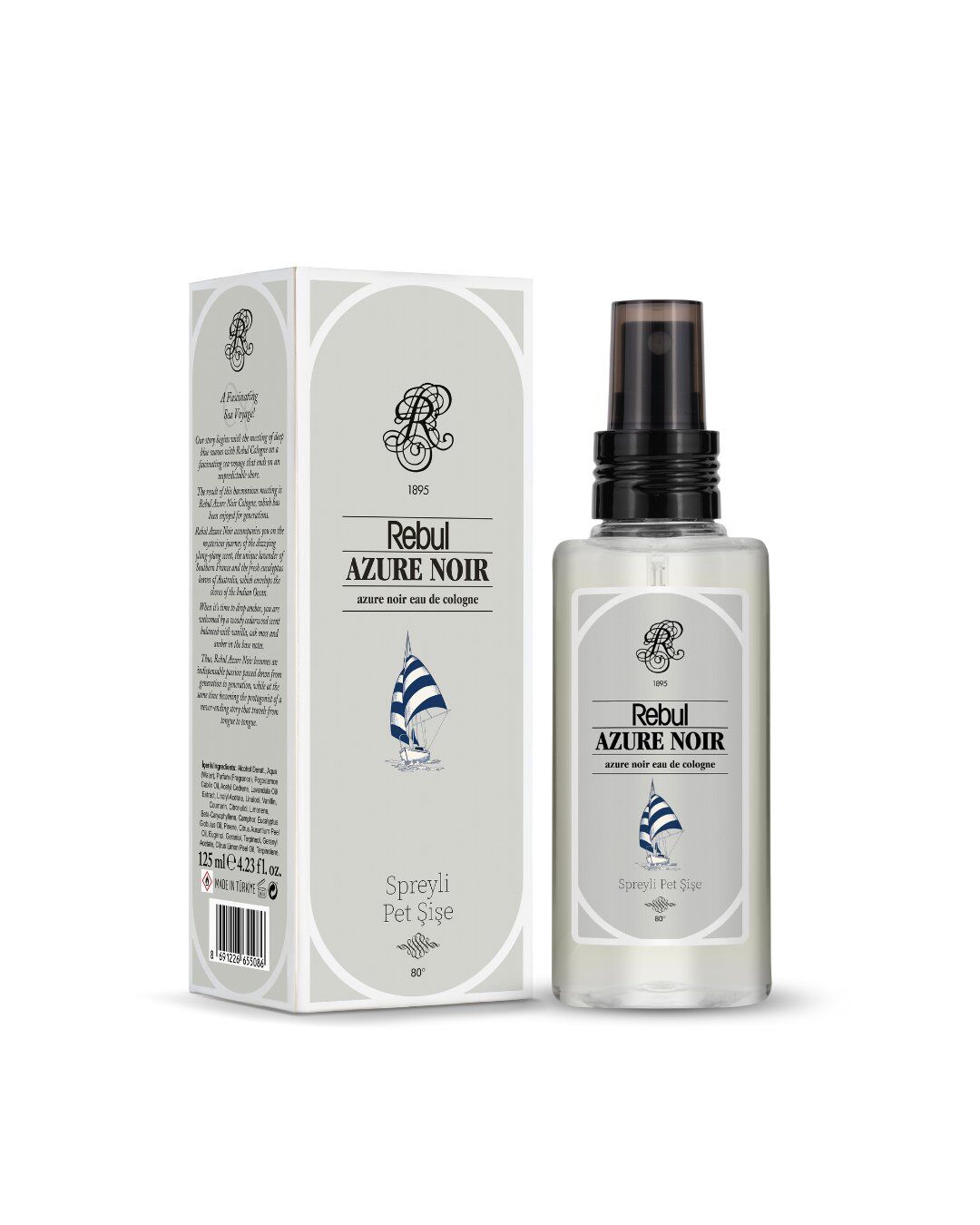 Rebul Kolonya 125 Ml Azure Noir