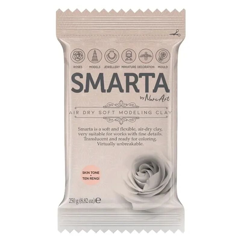Nureart Smarta Havayla Kuruyan Modelleme Hamuru Ten 250 Gr