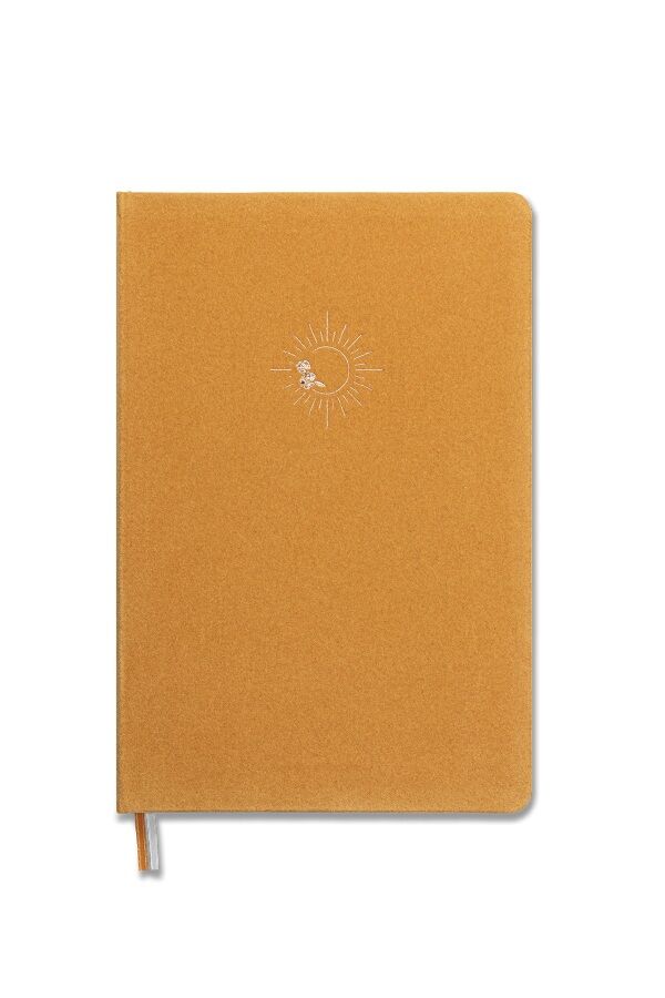 Victoria'S Journals Bujo Defter Süet  96 Yaprak 160 Gr Beyaz Kağıt Cepli Çizgili Turuncu