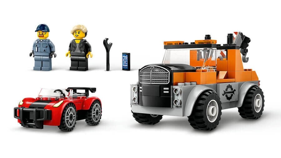 Lego City Çekici Kamyon Ve Spor Araba