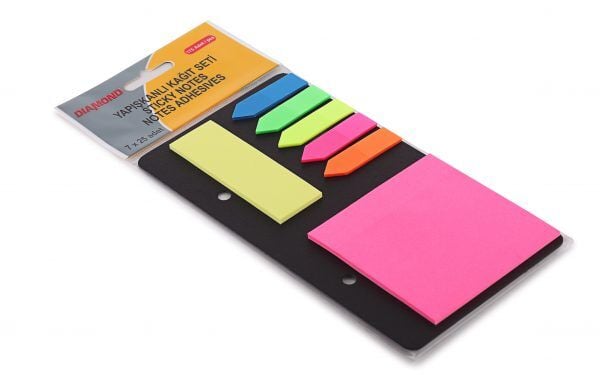 3A Yapışkanlı Not Kağıdı Seti 7x25 Adet