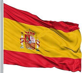 Buket 30x45 Cm İspanya Bayrağı