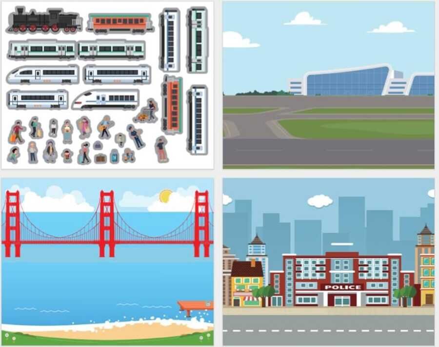 Lino Tekrar Tekrar Kullanabilen Sticker Pad Taşıtlar