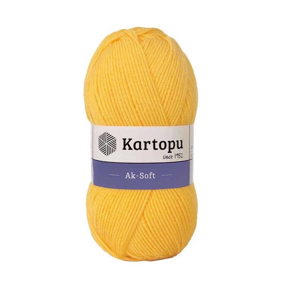 Kartopu Ak-Soft 100 Gr Sarı K307