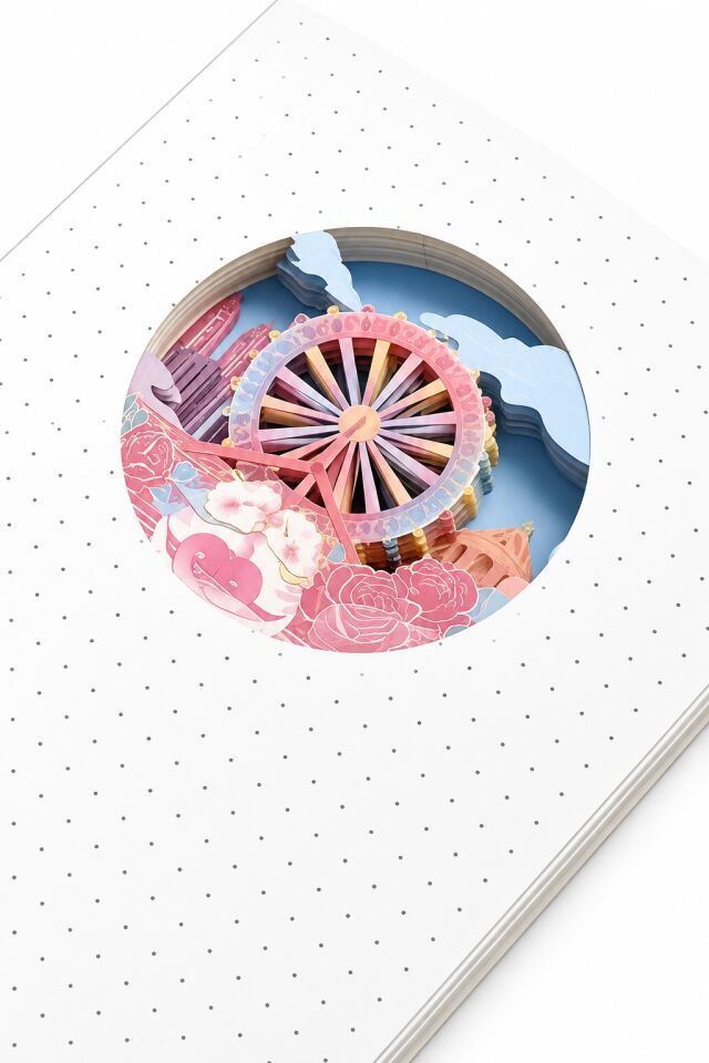 Vagonlife 3D Dönme Dolap Temalı Defter