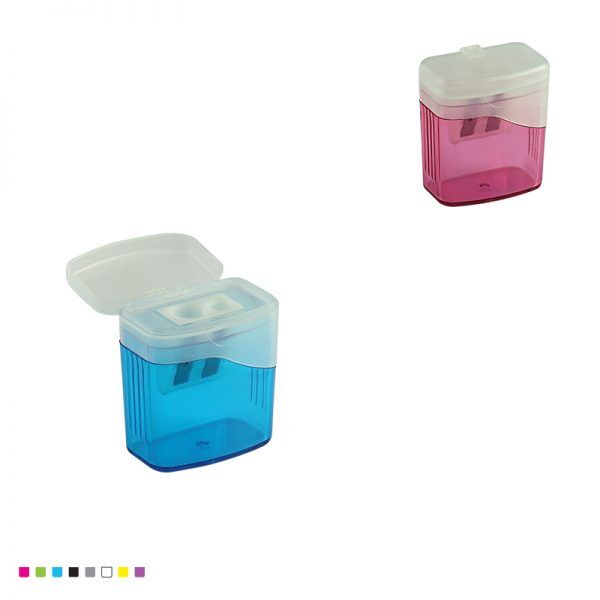 Ark Hazneli Kalemtraş Çift Delikli