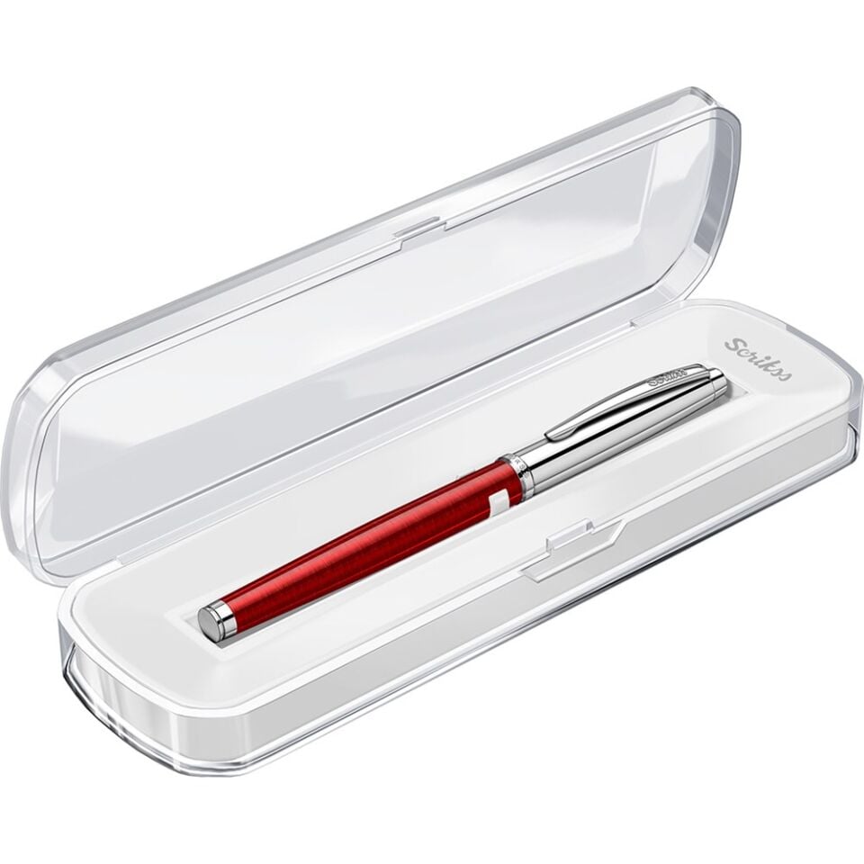 Scrikss 800K Roller Yarı Krom Kırmızı Kristal Kutu