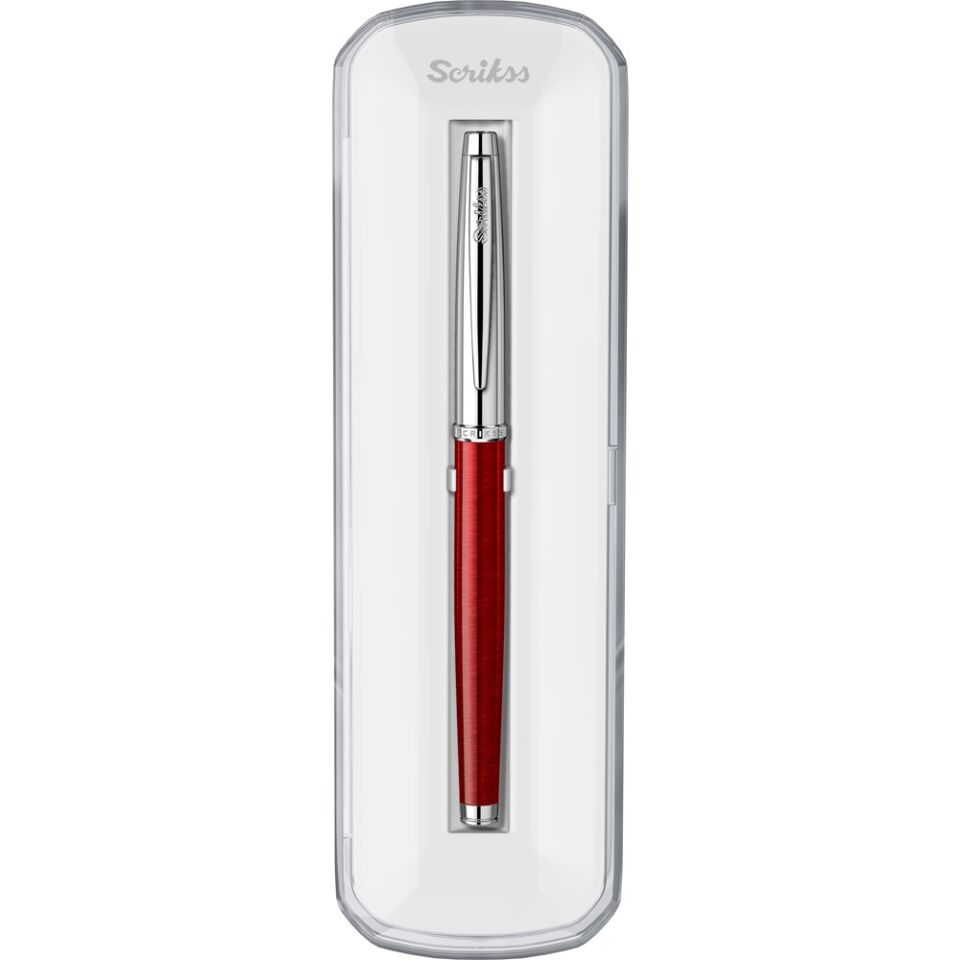 Scrikss 800K Roller Yarı Krom Kırmızı Kristal Kutu