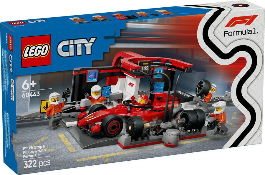 Lego F1 Pit Stop ve Ekibi