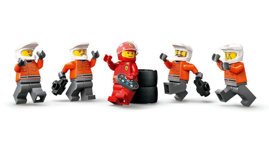 Lego F1 Pit Stop ve Ekibi