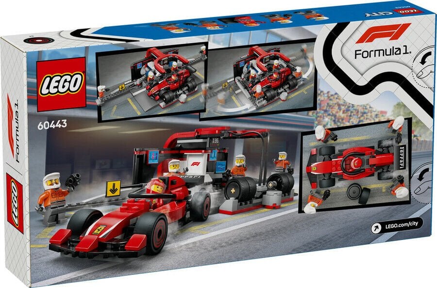 Lego F1 Pit Stop ve Ekibi