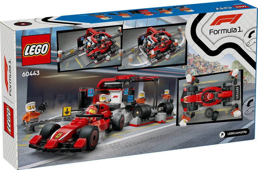 Lego F1 Pit Stop ve Ekibi