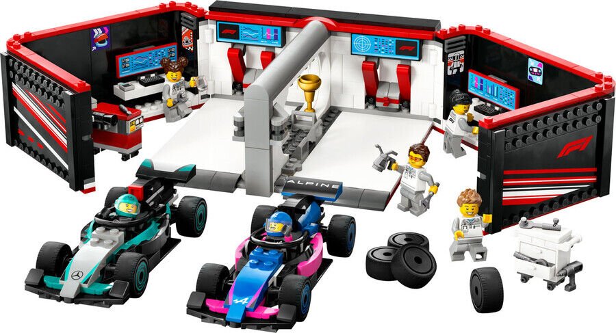 Lego City F1 Garaj Amg Ve Alpine 