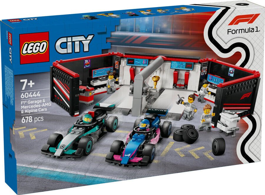 Lego City F1 Garaj Amg Ve Alpine 