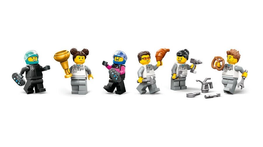 Lego City F1 Garaj Amg Ve Alpine 