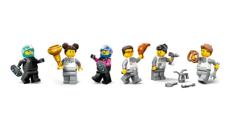 Lego City F1 Garaj Amg Ve Alpine 