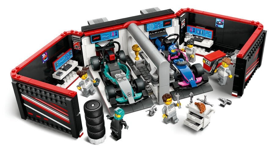 Lego City F1 Garaj Amg Ve Alpine 