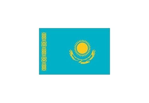 Buket 30x45 Cm Kazakistan Bayrağı