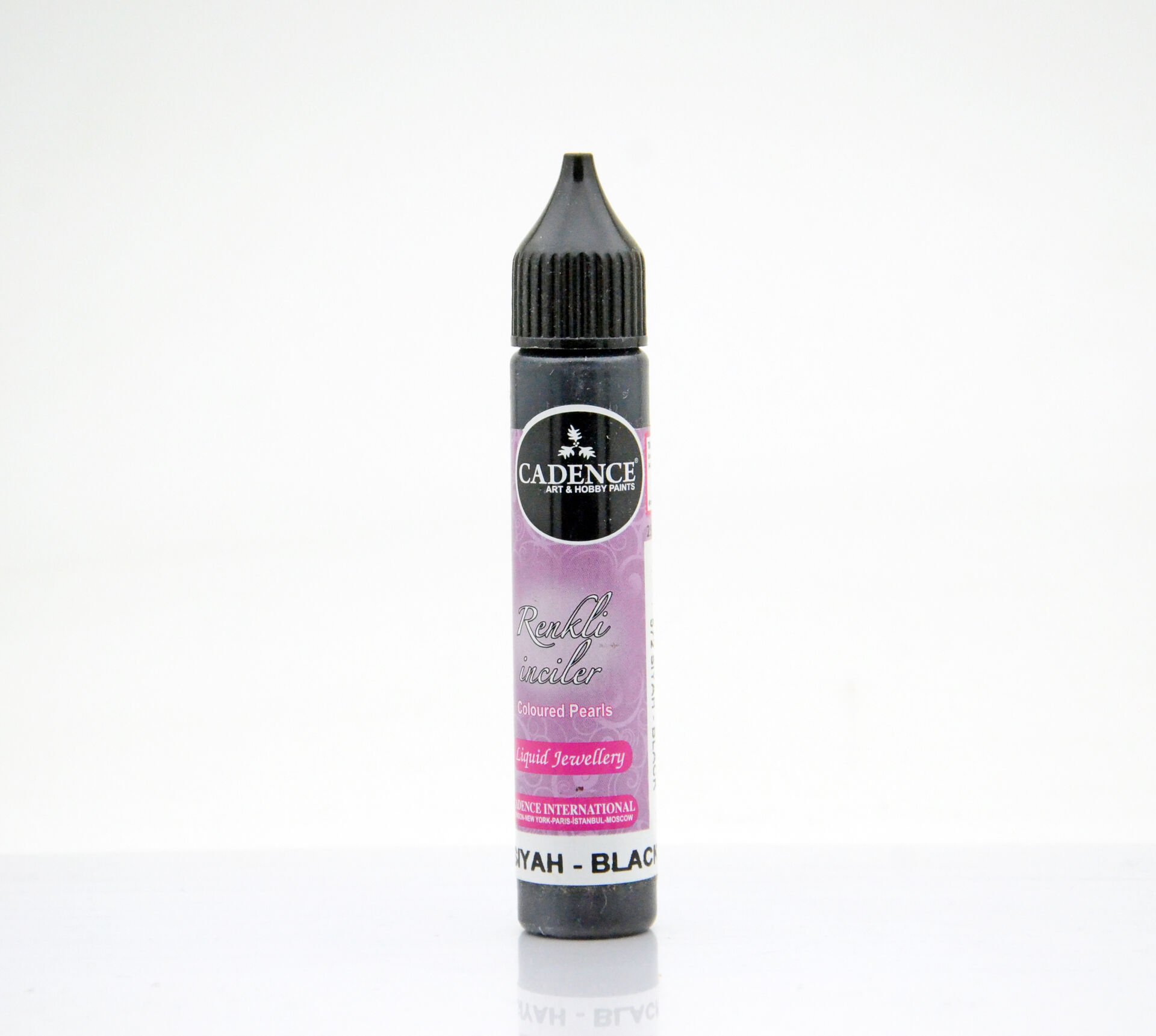 Cadence Renkli İnciler Opak 572 Siyah 25 Ml