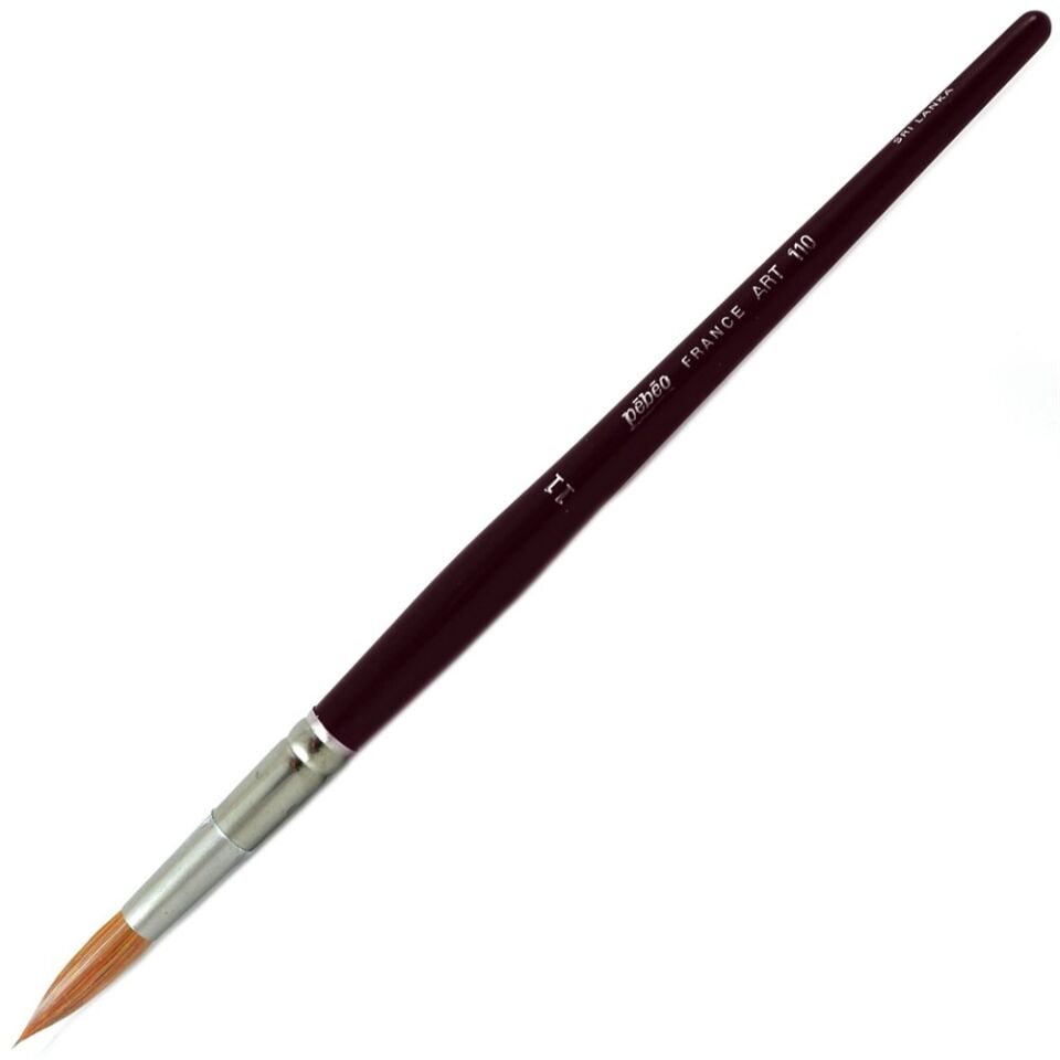 Pebeo Fırça No:1 Pebeo Kırmızı Samur