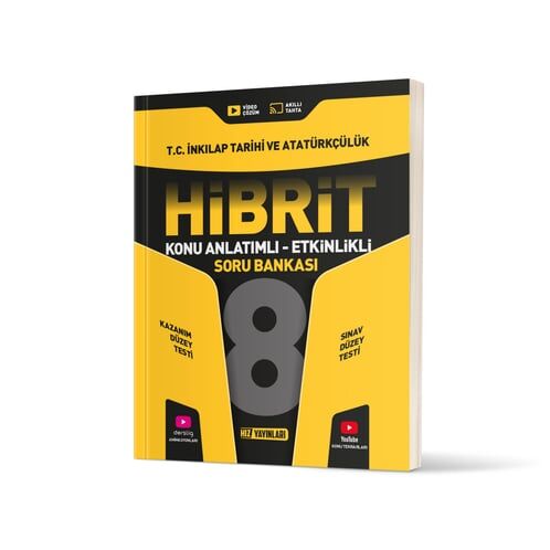 Hız 8 İnkılap Soru Bankası Hibrit