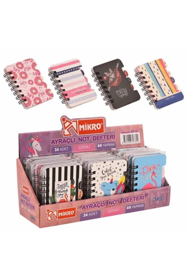 Mikro Nt-03 Ayraçlı Not Defteri