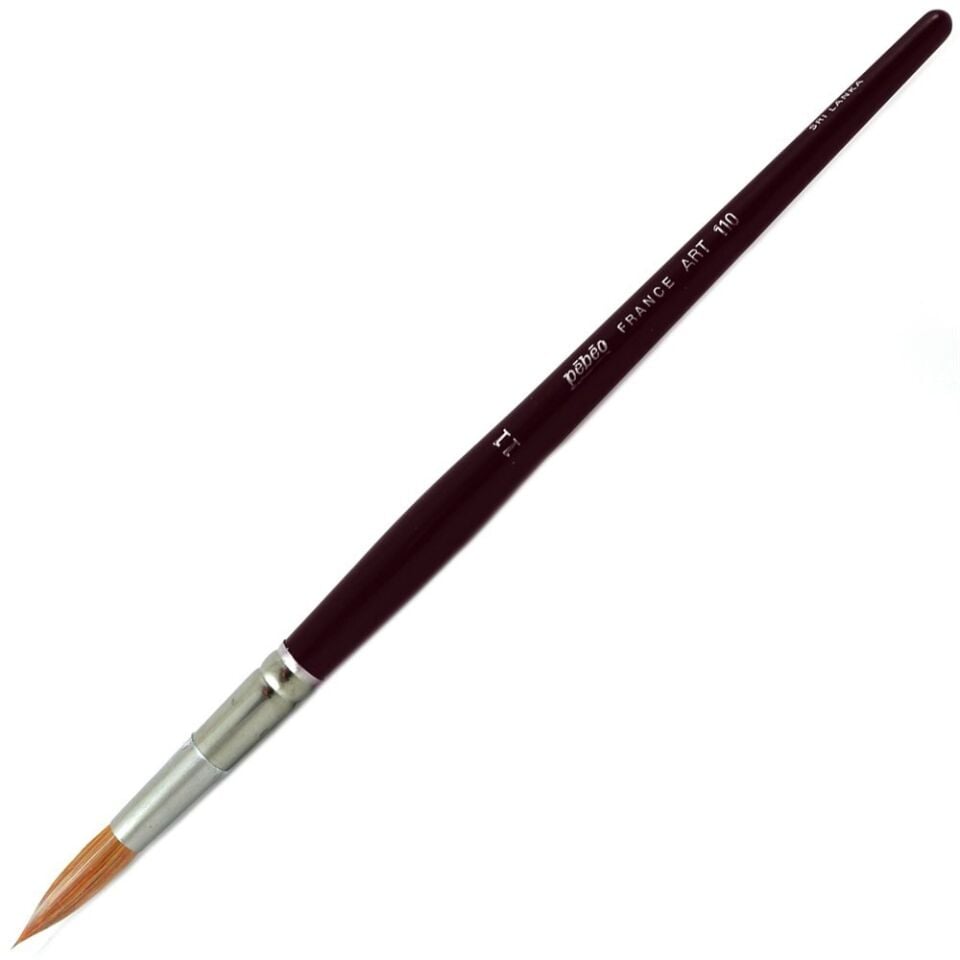 Pebeo Fırça No:6 Pebeo Kırmızı Samur