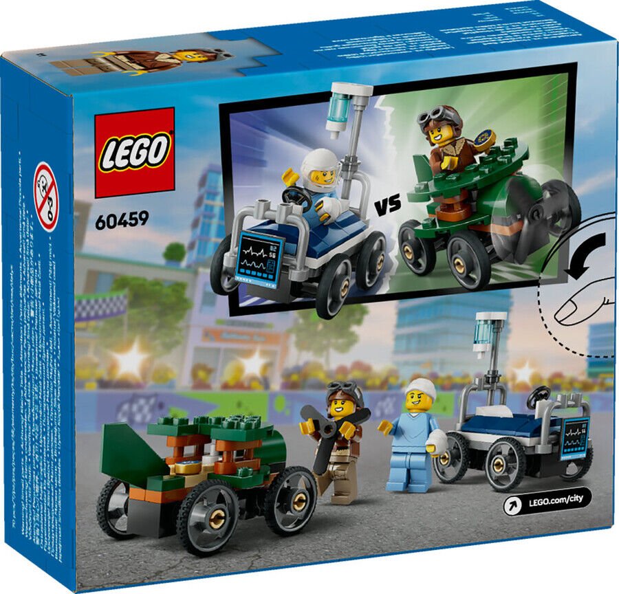 Lego Uçak Hastane Yatağına Karşı