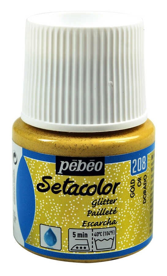 Pebeo Setacolor Glıtter 45 Ml Şişe Gold