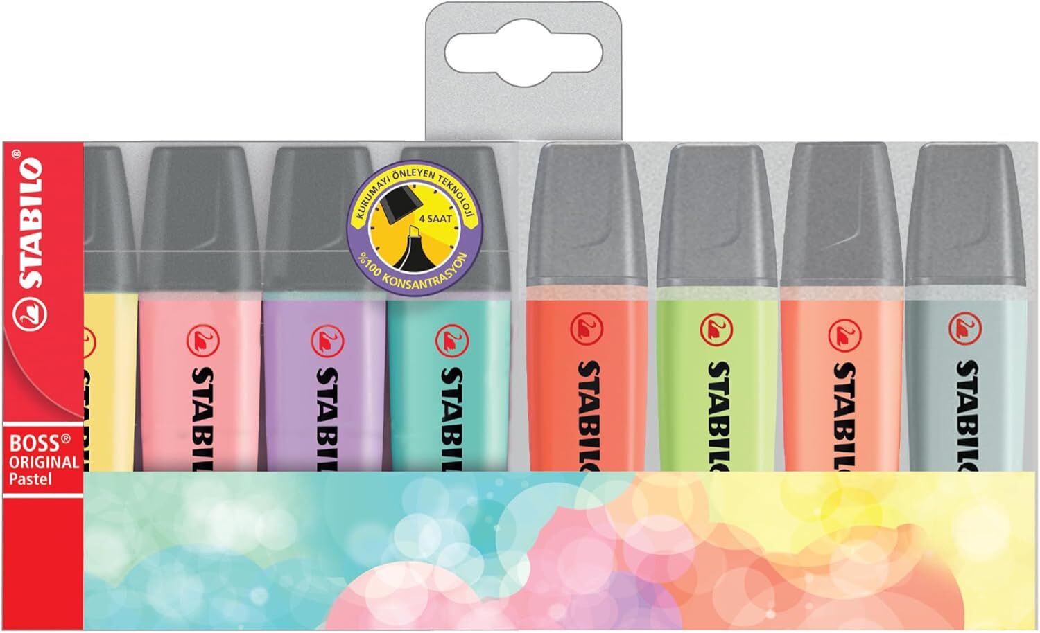 Stabilo Boss Original Pastel 8 Li Paket