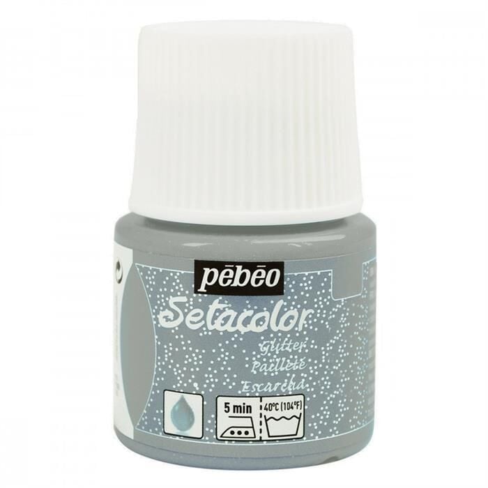 Pebeo Setacolor Glıtter 45 Ml Şişe Silver