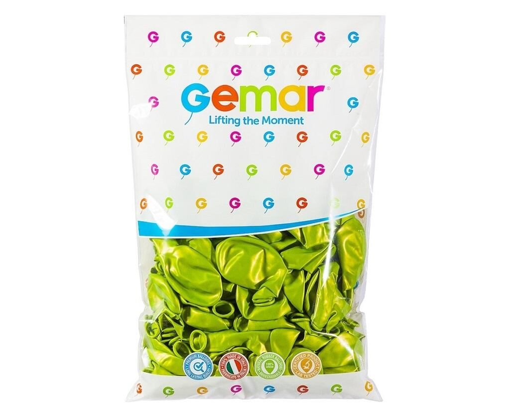 Gemar Balon Metalik Açık Yeşil 11'' 100 Lü Paket