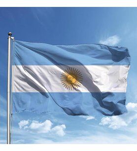 Buket 50x75 Cm Arjantin Bayrağı