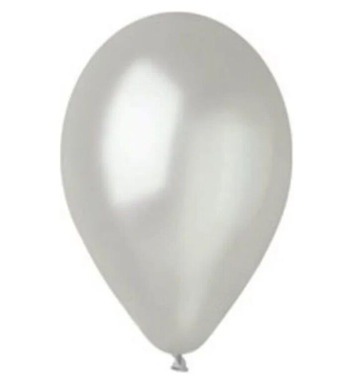 Gemar Balon Metalik İnci Beyaz Sedef 11'' 100 Lü Paket